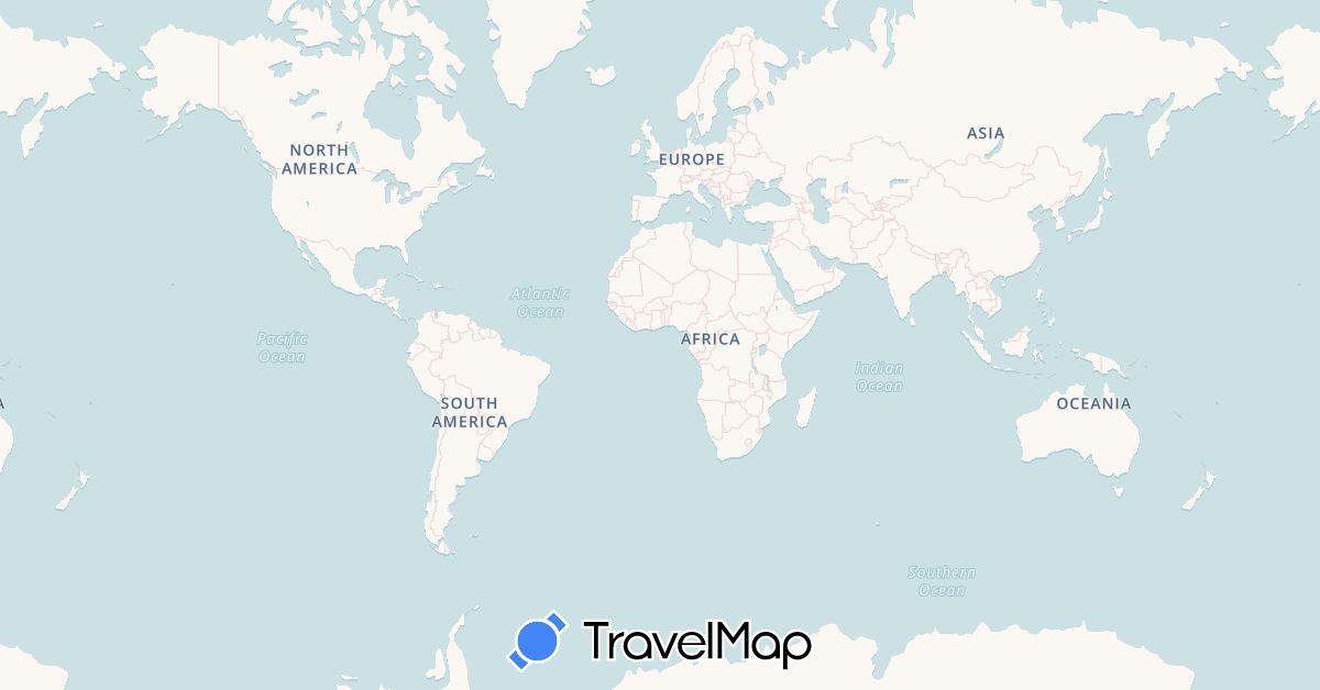 TravelMap itinerary: driving, boat, camping-car in United Arab Emirates, Bahrain, Bhutan, China, France, Greece, Israel, India, Italy, Kazakhstan, Mongolia, Malaysia, Oman, Qatar, Saudi Arabia, Turkey, Uzbekistan, Vietnam (Asia, Europe)